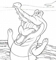 By applying color on peter pan (character is created by j. Peter Pan Crocodile Coloring Page Disney Coloring Pages Tinkerbell Coloring Pages Coloring Pages