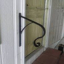 Is a hand rail required on a deck with 4 steps that are 1/2 moon shaped or simicircle and no edge to fall off. Handrail For 1 Or 2 Step Wrought Iron Grab Rail Solid Steel Hand Rail Safety Railing For Stairs Steps Outdoor Stair Railing Stair Handrail Handrail