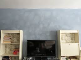 Mountain wall painting at paintingvalley com explore. Paint An Awesome Cloudy Effect Accent Wall The Boondocks Blog