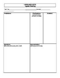 Group Jigsaw Reading Activity Reading Graphic Organizers Graphic Organizers Reading Activities