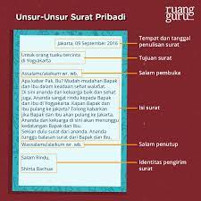 Baca juga artikel yang mungkin berhubungan : Cara Menulis Surat Pribadi Materi Kelas Iv