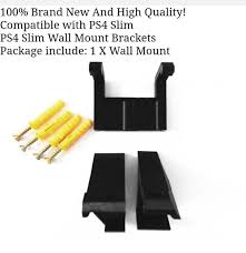 All of these diy projects are maybe it's just me, but whenever i'm finished playing a ps game i will for some inexplicable reason possible to make in any color, this wall mount could also add a splash of personality to your living. Ps4 Slim Wall Mount Bracket Diy Video Gaming Gaming Accessories On Carousell