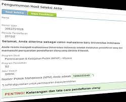 Universitas indonesia (ui) akan menyelenggarakan penerimaan. Pendaftaran Simak Ui