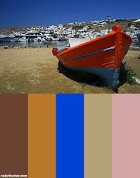 Mykonos Greece Color Scheme Mykonos Color Palette Color Schemes