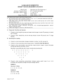We did not find results for: Doc Soal Uas Algoritma 2013 Dhon Qaeser Academia Edu
