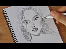 Cok Guzel Kiz Yuzu Nasil Cizilir 8 Youtube 2020 Kara Kalem Portre Cizimler Cizim Fikirleri