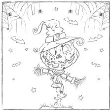 There are tons of great resources for free printable color pages online. Halloween Pumpkin Scarecrow Coloring Page 1268179 Vector Art At Vecteezy