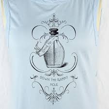Alice in wonderland drink me bottle. Tartx Featuring The Art Of Tiffini Elektra X Alice In Wonderland Drink Me Bottle Organic Tank Lux Limited