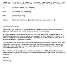 Between cctv surveillance and employees' engagement. Rebuttal Example For Bad Employee Evaluation Lovetoknow