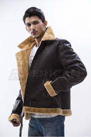 Tom Hardy Dunkirk Farrier Shearling Leather Jacket Leather Jacket Mens Fashion Coat Leather Jacket Men