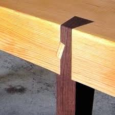 Oregon Pine Walnut Oiled Wood Joinery Detail Wood Joinery Japanese Joinery