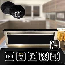 Table Hotte Aspirante Draft865 Plaque De Cuisson A Induction Ind9020rl 90cm Inox Verre Noir Eclairage Led 10 Etapes Achat Vente Plaque Induction Cdiscount