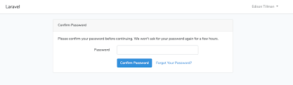 | meaning, pronunciation, translations and examples. Password Confirmation The Laravel Blog