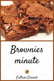 Brownies Minute La Recette Facile En 2020 Recette Facile Recette Recette Brownies Facile