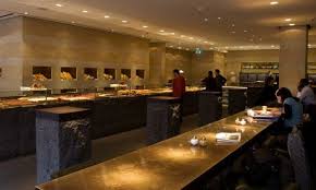 Princi Soho London Marble Interior Wood Burning Pizza Oven Design