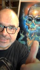 Airbrushing my boyfriends wheels for his trackbike 😊 #gsxr