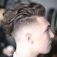 Curly Hair Styles With Undercut Undercut Wavy Slicked Back Hair Curly Hair Styles Undercut Hairstyles Haircuts For Curly Hair