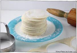 Here is the video showing the for example dumpling wrappers are much thicker while good wonton wrappers needs to be thinner. Vegan Wonton Dumpling Wrappers It Doesn T Taste Like Chicken