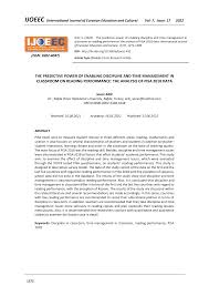 Student Perception of Teacher Authority