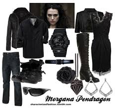 Morgana Pendragon Black Love The Dress And The Leather Jacket And The Rose D Character Inspired Outfits Fandom Fashion Casual Goth