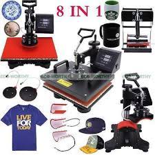 8 In 1 Digital Transfer Sublimation T Shirt Mug Hat Plate Cap Heat Press Machine Heat Press Machine Printable Heat Transfer Vinyl Press Machine