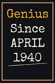 Don't forget that a birthday gift for 80 years older woman can be different than that for a man. Amazon Com Genius Since April 1940 Notebook 80th Birthday Gift For Women Men Present Ideas For Colleague Friend Bday Gifts For 80 Years Old Him Her Lined Journal 9798631025349 Gifts Journals Special Birthday Books