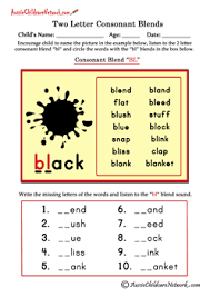 These consonant flashcards should come in useful when playing reading activities with your children! Two Letter Blends Aussie Childcare Network