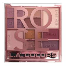 Tigi cosmetics hd eyeshadow palette tigi cosmetics high. L A Colors Color Block Eyeshadow Palette Rose