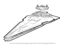 How To Draw Imperial Class Star Destroyer From Star Wars Drawingtutorials101 Com Star Wars Drawings Star Wars Tattoo Star Wars Art