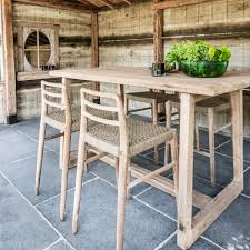 Creative woodworking projects | how to make an antique table from teak wood.teak wood is the main material that is often used in the manufacture of luxury. Gommaire Dennis Teak Bar Table Luxury Outdoor Living