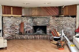 Or it can be a simple construction project, where you cover up the brick with drywall, wood, or tile. How I Refaced My 1970 S Brick Fireplace Easily And Inexpensively