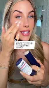 #Ad How to prevent creasing underneath makeup 🤍 thanks to @Scott Barnes  and the Aquaphor Healing Balm Stick. This is such a beauty must have  #HowIAquaphor #AquaphorHacks @AquaphorUS #makeup #foryou ...