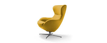 Relaxsessel bezug leder gelb tellerfuß in edelstahl. Sessel Jester Von Signet Relaxsessel Zum Entspannen