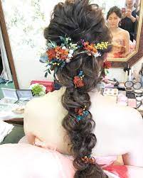オトナ可愛い 編みおろしヘア の花嫁ヘアカタログ marry マリー ヘア アイディア 美髪 ヘアスタイリング