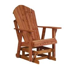 Cedar Adirondack Glider Made From Red Cedar And Sporting Traditional Curves And Slants The Rustic Outdoor Furniture Outdoor Furniture Decor Rustic Furniture