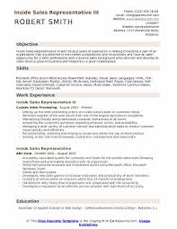 Do you want a better executive resume? Inside Sales Representative Resume Samples Qwikresume