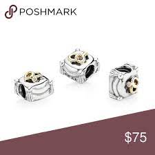 Pandora Wedding Pillow Rings Charm Charm Has 14k Gold And A Diamond On The Ring Beautiful Cha Pandora Wedding Charms Pandora Wedding Pandora Jewelry Bracelets
