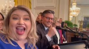 Honored to be at the White House today as we launch the Republican Women’s  Caucus!! Thanks to our Chairwoman, Rep. Kat Cammack, who also announced her  pregnancy during her speech!! We are the party ...