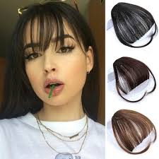 That's why bangs styles for thin hair are especially demanded. High Quality Hair Thin Neat Air Bangs Clip Hair On The Temples In Korean Fringe Front Hairpiece For Women Wish
