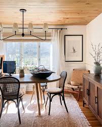 Homes Now Serve As Multipurpose Spaces Dining Rooms Are Offices Classrooms Playro In 2020 Dining Room Accent Chairs Reclaimed Wood Wall Panels Modern Wood Furniture