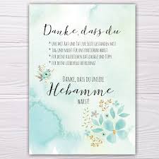 Postkarte Danke Hebamme Herzpost Karte Hochzeit Geschenk Hochzeit Hebammen Geschenk