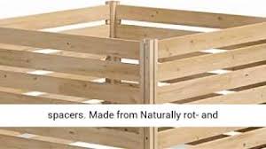 Greenes composting bins are available in 36 in. Greenes Fence Cedar Wood Composter 36 L X 36 W X 31 H 173 92 Gallons Review Best Price Youtube