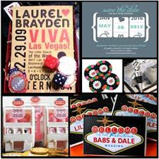 A las vegas themed wedding cake is always a big hit for sin city nuptials! Vegas Themed Wedding Ideas Beloved Blog