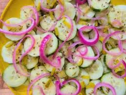 Cucumber Pickle Salad Recipe Cucumber Food Network Recipes Pickles