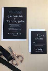 Black And White Wedding Invitation Classic Wedding Invite Etsy Black And White Wedding Invitations Classic Wedding Invitations Wedding Classic