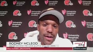 Rodney McLeod Addresses the Browns Pregame Scuffle With the 49ers Sunday