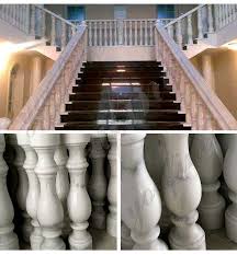 #interior design #architecture #staircase #marble stairs #modern #white space. White Marble Stairs Pillars And Railings From Factory Supply Mokk 364 You Fine Sculpture