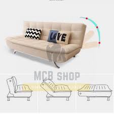 Asalkan penggunaan sofa bed bisa membuat hunian anda tetap terkesan luas terutama bagi pemilik rumah mungil dan minimalis. Sofa Bed Lipat Reclining Minimalis Scandinavia Gratis Ongkir Free 2 Bantal Shopee Indonesia