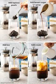 Brown Sugar Milk Tea Delightful Plate Recipe Milk Tea Recipes Milk Tea Bubble Tea Recipe