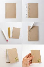 Diy hardcover book | for your journal, planner, album or snail mail. Book Binding Tutorial With Embroidered Cover Flax Twine Book Binding Diy Diy Book Book Making